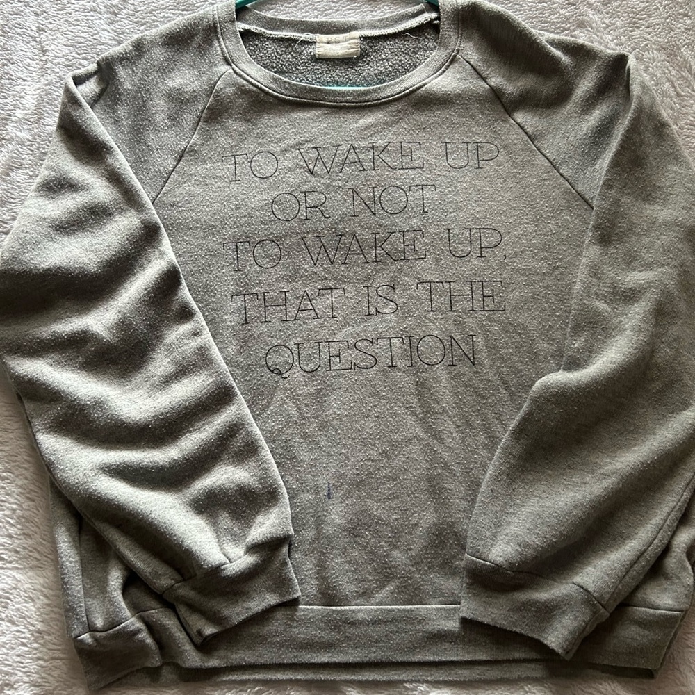 sweater/pj top